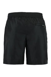 Logo Plaque Drawstring Swim Shorts